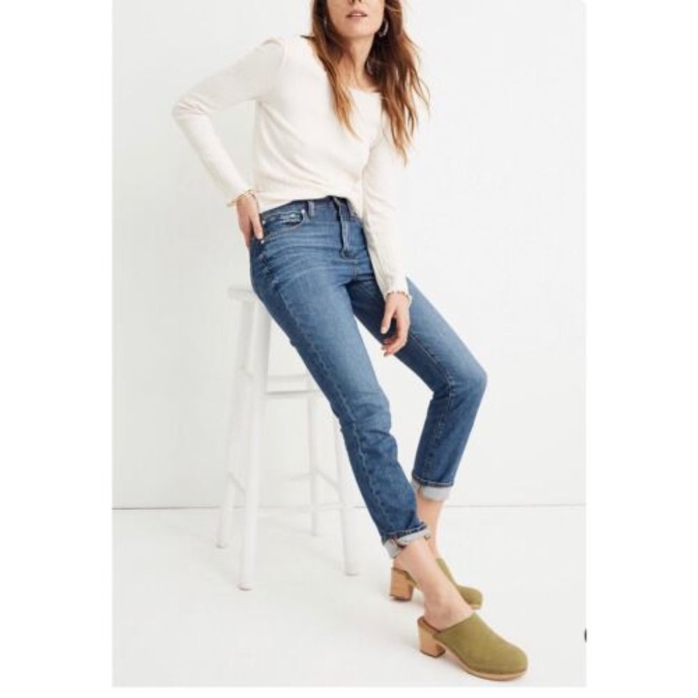NWT Madewell High-Rise Slim Boyfriend Jeans size 26